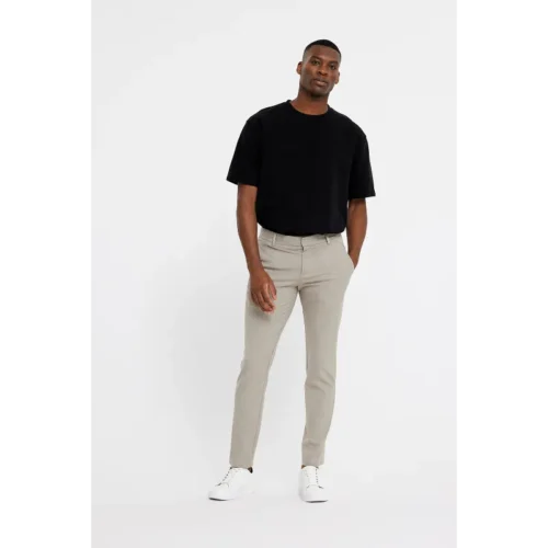 PLAIN Broek Josh 30658 Sand Melange