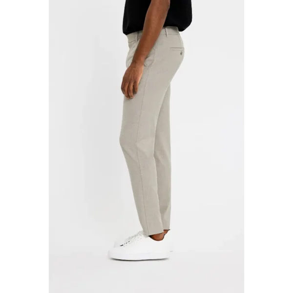 Josh_396-Sand_Melange-30658-30977_SIDE PLAIN Broek Josh 30658 Sand Melange