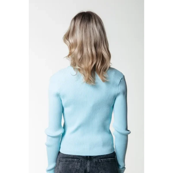 WT215531-575-LightOceanBlue-19163 Colourful Rebel Vestje WT215531 Blauw