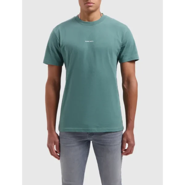 24010114-76-FadedGreen-ALL-14924 Pure Path T-shirt 24010114 Groen
