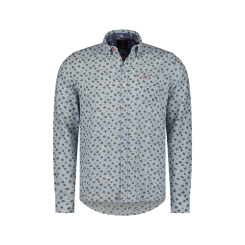 NZA Overhemd 24AN552 Blauw