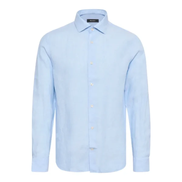 30205841_154030_100 Matinique Linnen Overhemd 30205841 Blauw