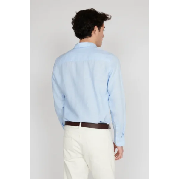 30205841_154030_550 Matinique Linnen Overhemd 30205841 Blauw