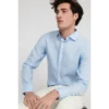Matinique Linnen Overhemd 30205841 Blauw