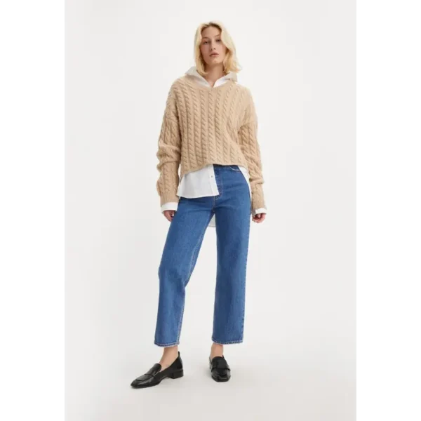 5a87b05eb2ab46c3a2d4cf35ffd8b303 LEVI'S Jeans Ribcage Straight 72693-0117 Blauw