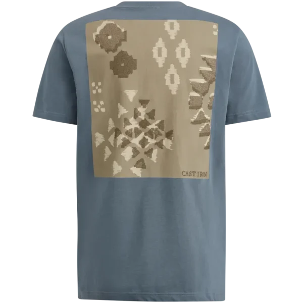 CTSS2403568-5105_back Cast Iron T-Shirt CTSS2403568 Blauw