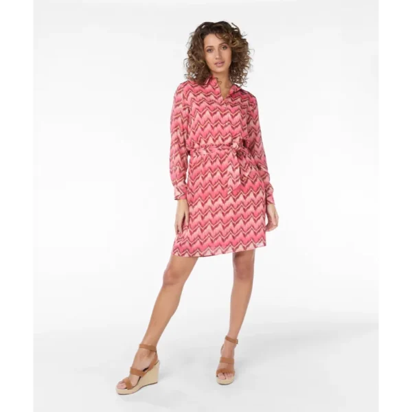 EsQualo_2024-Spring_999_SP24.14010_4 Esqualo Jurk SP24.14010 Rood