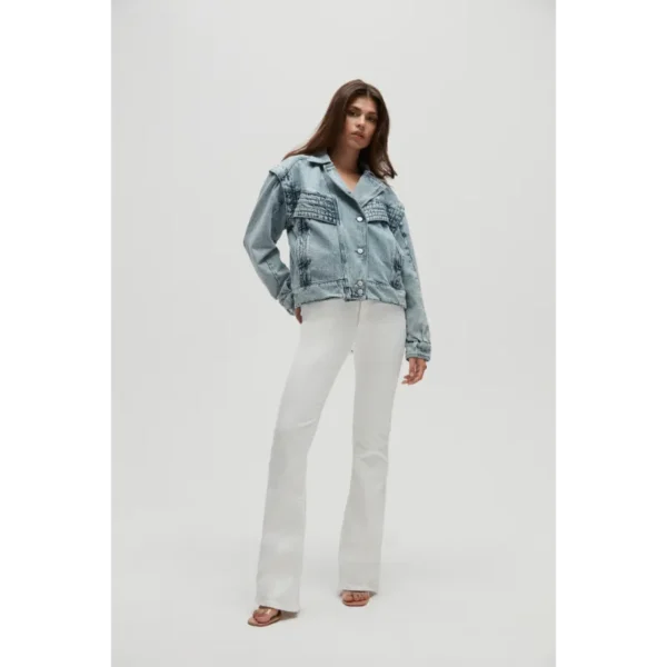HOMAGE_SS24_H-CS24M06RetroInspiredJacket_219,99_H-CS24M89Jane-ColoredFlaredJeans_109,99 Homage Jack H-CS24M06 Vintage Blue