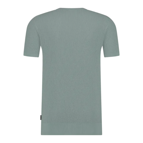 SAINT STEVE - SAM - 221146 - SILVER GREEN_BACK Saint Steve T-Shirt 221146 Silver Green