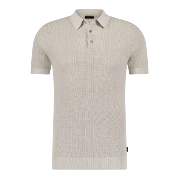 SAINT STEVE - SIETSE - 221161 - CEMENT_FRONT Saint Steve Polo 221161 Cement Grijs