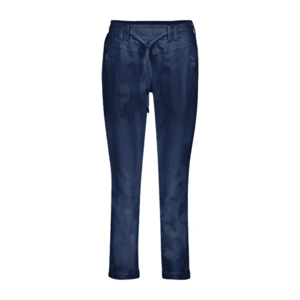 SRB4154-NAVY-Front Red Button Broek srb4154a Tessy jog Navy