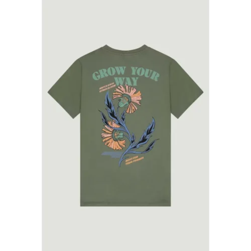 Kultivate T-Shirt TS Way Olijf