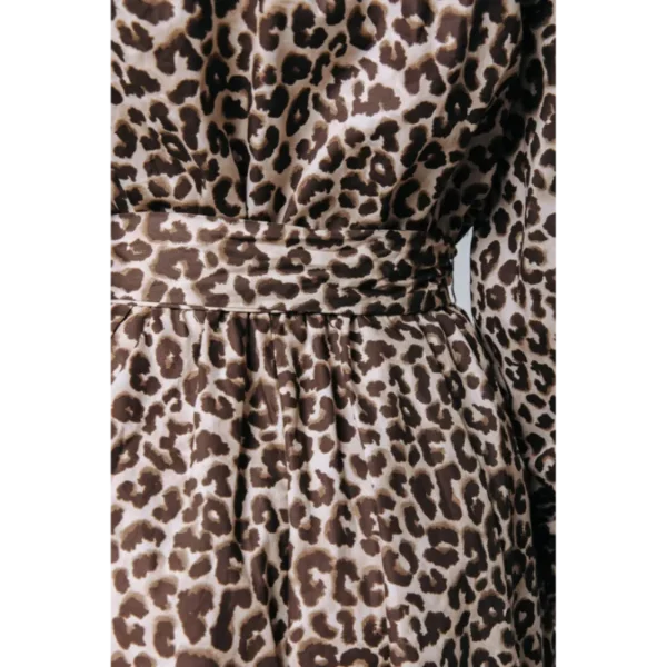 WD114047-305-Sand-12112 Colourful Rebel Jurk WD114047 Panter Print