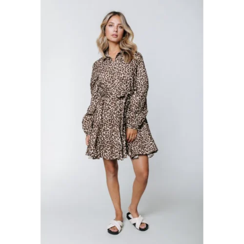 Colourful Rebel Jurk WD114047 Panter Print