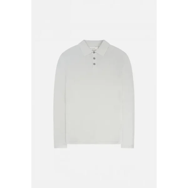 24010102-8100-MintGreen-6095 The Goodpeople Polo Lange Mouw Kai 24010102 Groen