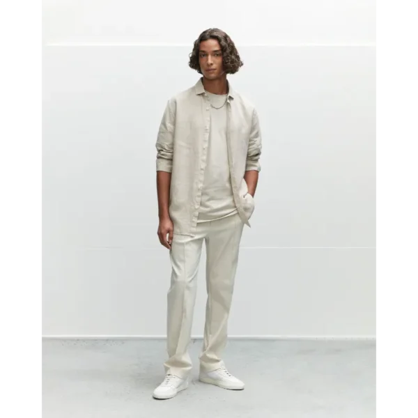 The Goodpeople Overhemd Soho 24010201 Beige