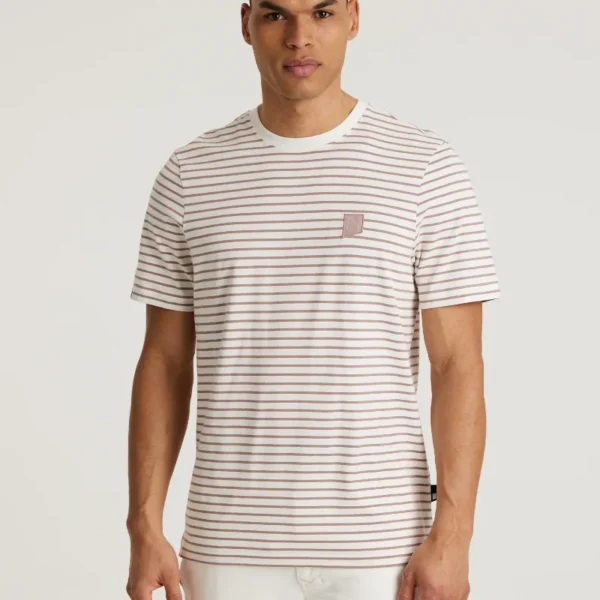 5211357068-E46_chasin_front_1 CHASIN T-Shirt Shore 5211357068 Rood