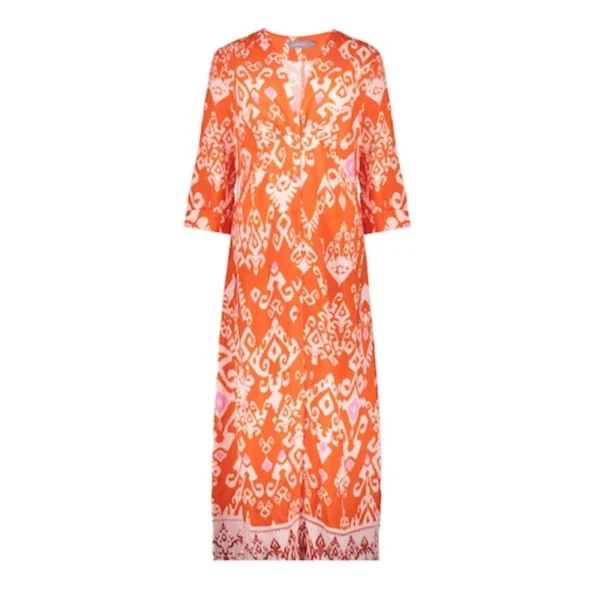 Geisha Jurk 47102-26 Coral/White