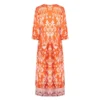 Geisha Jurk 47102-26 Coral/White