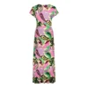Geisha Jurk lang 47135-60 Jane Paars dessin
