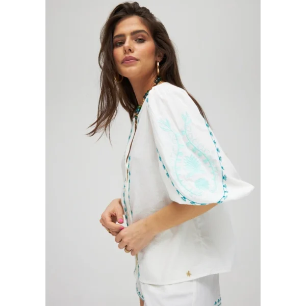 Harper-&-Yve_spring_summer_2024_medium_LOIS-SS-1 Harper&Yve Top Lois hs24p610 White