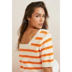 Yaya Sweater 01-000367-405 Oranje