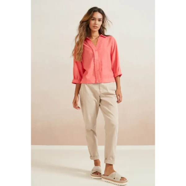 L_24S_01-201081-404_71746_01-301139-404_99313-28-027 Yaya Broek 01-301139-404 Beige