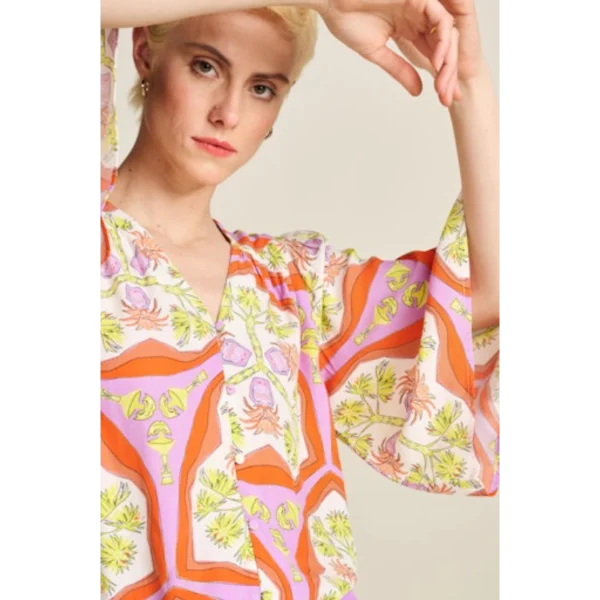 POM-Amsterda_SS24_300_SP7828_6 POM Amsterdam Blouse sp7828 Orange