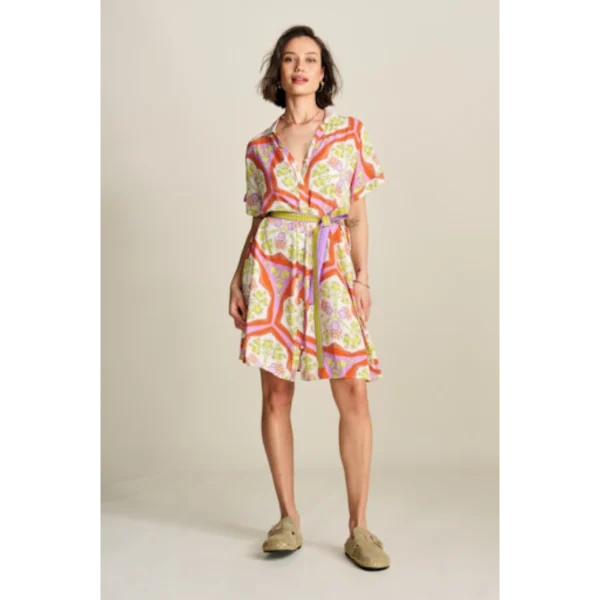 POM-Amsterda_SS24_300_SP7831 POM Amsterdam Jurk sp7831 Orange