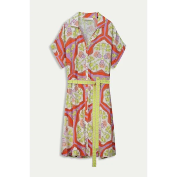 POM-Amsterda_SS24_300_SP7831_2 POM Amsterdam Jurk sp7831 Orange