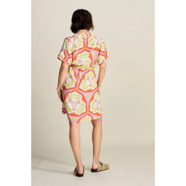 POM-Amsterda_SS24_300_SP7831_4 POM Amsterdam Jurk sp7831 Orange