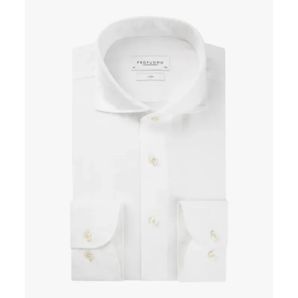 PPVH10020A Profuomo Overhemd PPVH10020a Wit