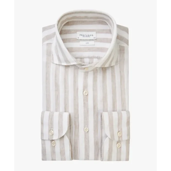 Profuomo Overhemd PPVH10022a Beige
