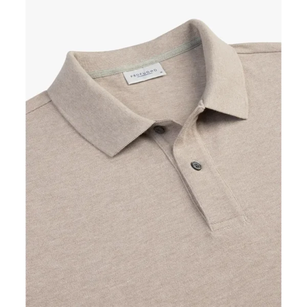 PPVJ10040D_102 Profuomo Polo PPVJ10040D Beige