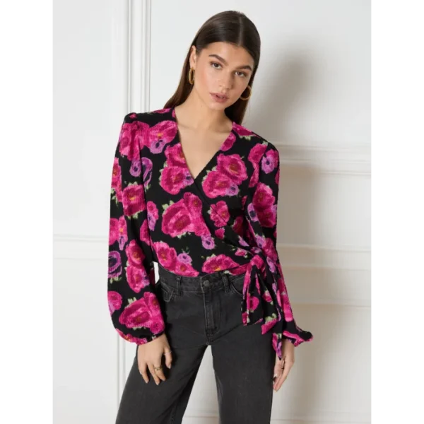 R2401837403_995_01_1351x1800 Refined Department Top Vaira R2401837403 Zwart