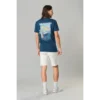 Kultivate T-Shirt TS Somewhere Blauw