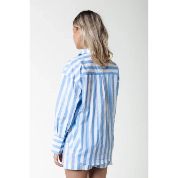 WB115695-581-BoysBlue-19444 Colourful Rebel Blouse WB115695 Blauw