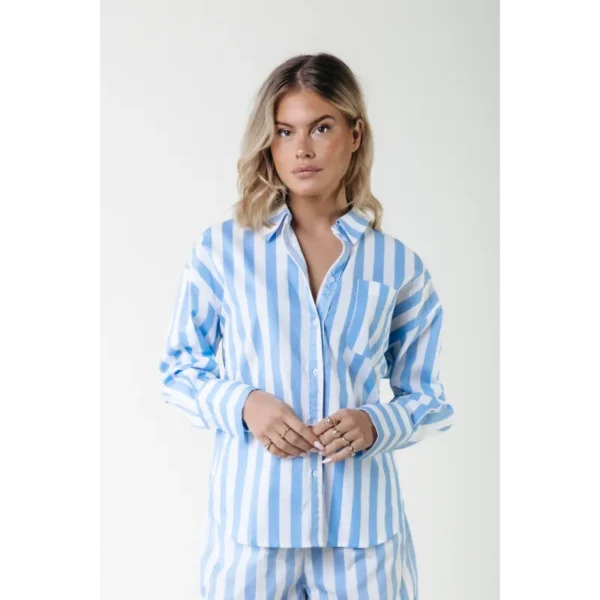 WB115695-581-BoysBlue-19445 Colourful Rebel Blouse WB115695 Blauw