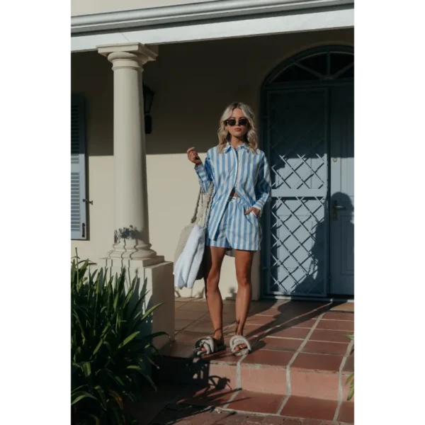 WB115695-581-BoysBlue-19895 Colourful Rebel Blouse WB115695 Blauw