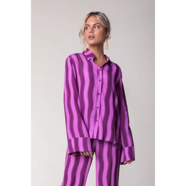 Colourful Rebel Blouse WB115697 Paars