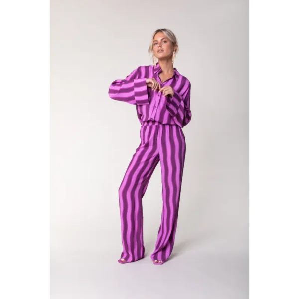 WP115702-620-Purple-18093 Colourful Rebel Broek WP115702 Paars