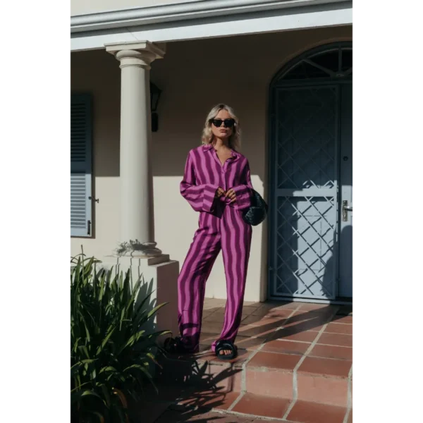 WP115702-620-Purple-19902 Colourful Rebel Broek WP115702 Paars