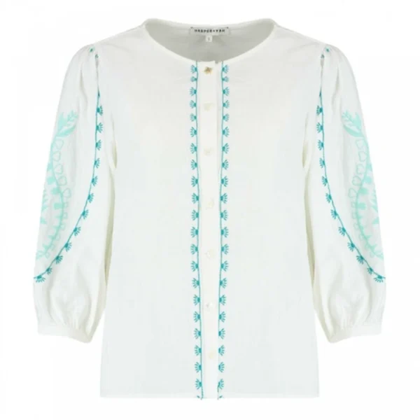 Harper-&-Yve_Summer-2024_100_HS24P610 Harper&Yve Top Lois hs24p610 White