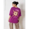 Refined Department T-shirt Maggy R2405711555 Paars