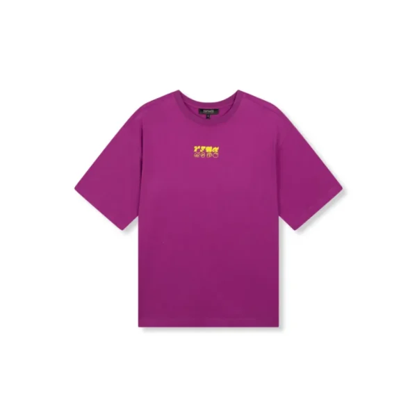 R2405711555_801_04_1574x1800 Refined Department T-shirt Maggy R2405711555 Paars