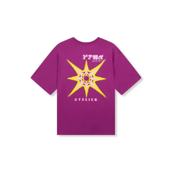 R2405711555_801_05_1574x1800 Refined Department T-shirt Maggy R2405711555 Paars