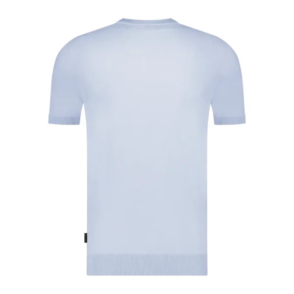 SAINT STEVE - BOUDEWIJN - 19652 - ICE BLUE_BACK Saint Steve T-shirt Boudewijn 19652 Lichtblauw