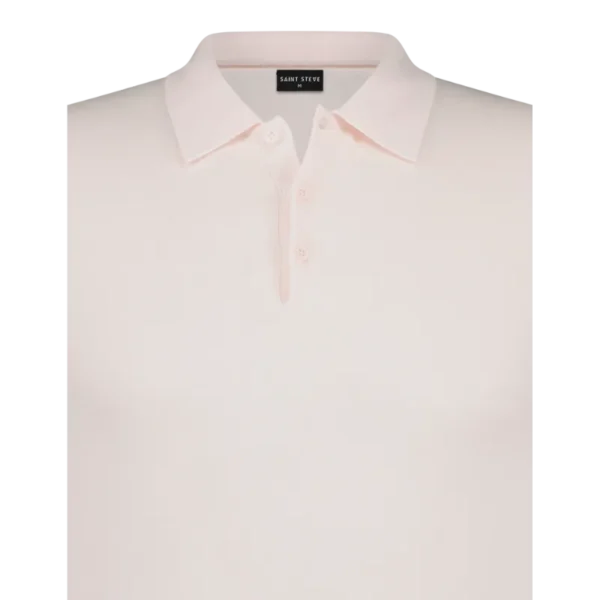 SAINT STEVE - CHRIS - 19481 - BLEACHED PINK_CROP Saint Steve Polo Chris 19481 Roze