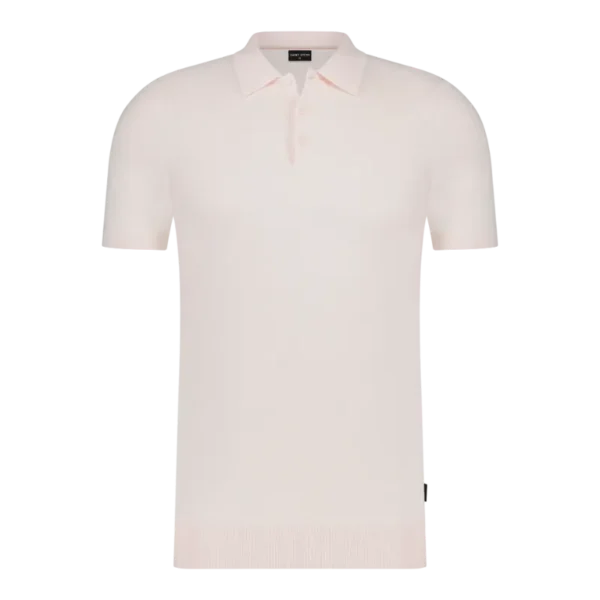SAINT STEVE - CHRIS - 19481 - BLEACHED PINK_FRONT Saint Steve Polo Chris 19481 Roze