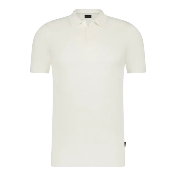 SAINT STEVE - CHRIS - 19481 - WHITE_FRONT Saint Steve Polo Chris 19481 Wit